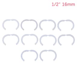 10pcs Segment Rings Solar Tube Stainless Steel Corrugated Pipe DN16 DN20 DN25 DN32 Union Nut Solar Power Supplies Home