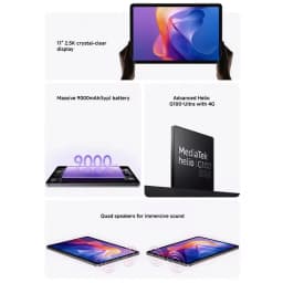 Xiaomi Redmi Pad 2 Global Version Wifi 11" 2.5K Crystal-clear Display MediaTek Helio G100-Ultra Mi Tablet  90Hz Display 9000mAh