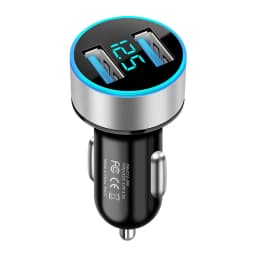 DC 12V-24V 2 Ports USB Car Charger Fast Charging PD Quick Charge USB Car Phone Charger Adapter For iPhone 13 12 Xiaomi Samsung