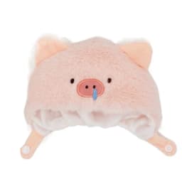 20cm Doll Headgear Cute Plush Hat Pig Rabbit Cat Cartoon Animal Ear Cap Change Dressing Game Cos Outfit DIY Doll Accessories