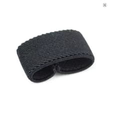 Elastic Nylon Belts Loop Waistband Elasticity Ring Fixed Buckle Trouser Belt Loops Keeper Webbing Rubber Band Tail Clip