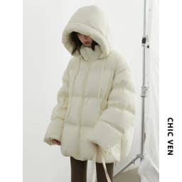CHIC VEN Women Down Coats Solid Loose New Hooded 90 White Duck Down Down Jacket Puffs Female Outerwear Autumn Winter 2026