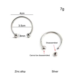 10/30/60PCS Detachable D-Buckle Metal Opening D Ring For Shoulder Bag Belt Strap Swimwear Decor Hat Horseshoe Hook Accessories