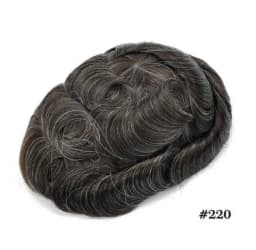 Men's Capillary Prothesis Lace PU Toupee Men Wigs For Men Wig Soft Male Hair Prosthesis 100% Human Hair System Natural Hairpiece
