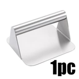 1pc Stainless Steel Hamburg Meat Press Professional Square Press Non-Stick Patty Press Easy Clean for Meats Kitchen Accessories