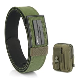 VATLTY Thick Tactical Belt for Men Metal Automatic Buckle Military Pistol Belt Tight Nylon Work Tool Belt Casual Waistband Male