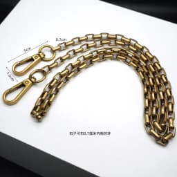 Many Size Metal Bag Chains Handbag Replacement Shoulder Chain Repairment Parts Durable Accessory for Handbags Old Golden Color