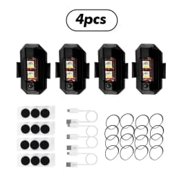 Motorcycle Led Mini Signal Light Drone Strobe Light 7 Colors Turn Signal LED For Car Bike