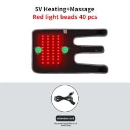 660&850nm Red Light Heating Massage Pad for Elbow Brace Joint Fatigue Relief Near Infrared Light Devices Pad Relief Relax Muscle