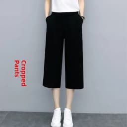 High Waist Wide Leg Pants Women's plus Size Straight Leg Casual Long Trousers Spring Autumn New Sle Korean Sle