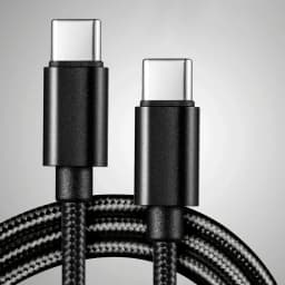 66W 5A Nylon 1m 2m 3m USB C To Type C Fast Charging Cable for Iphone 15 16 Pro Max Samsung S24 Xiaomi OPPO Charging Cable