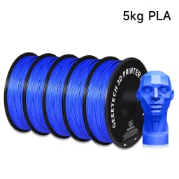 Geeetech 5Kg Standard PLA Filament 1.75mm 3D Printer Plastic Material, Accuracy 0.03mm, Multiple Colour, Fit Most FDM Printer