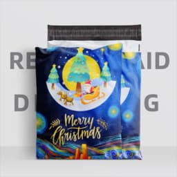 100PCS 10*13in Poly Mailer Adhesive Envelope Shipping Bag DIY Thick T-shirt Dresses Book Christmas Toys Gifts Packaging Pouches