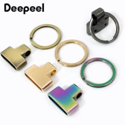 5/10/20Pcs 20/24mm Metal Key Ring Connector O Keychain Buckles for Car Keys Bag Handbag DIY Leather Craft Accessories