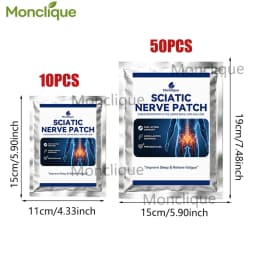 10/72PCS Sciatic Nerve Massage Patch Piriformis Hip Bandage Soothe Meridians Relax Muscle Promotes Blood Circulation Massage Mat