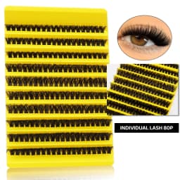 DINGSEN DIY Lash Clusters Thick Segmented Eyelash Extension 60D 80D 100D MIX Lashes Extension Cluster Lashes Individual Lashes