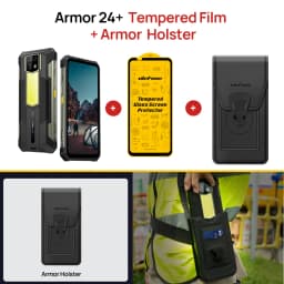 Ulefone Armor 24 Rugged Smartphone Up to 24GB RAM 256GB ROM 22000mAh 66W 64MP Night Camera 6.78"120Hz Android 15 Global Version
