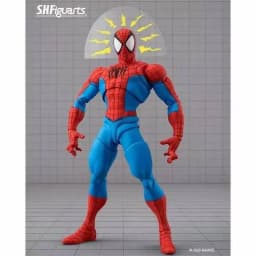 Shfiguarts Marvel Spider Man Fighting Version Articulated Action Figure Collectible For Adult Collection Home Desktop Display