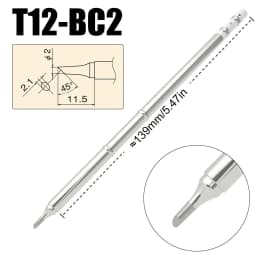 T12 Soldering Iron Tips T12-BC2 ILS J02 C1 KU for Hakko Fx951 DIY T12 Soldering Station Kits Welding Tools