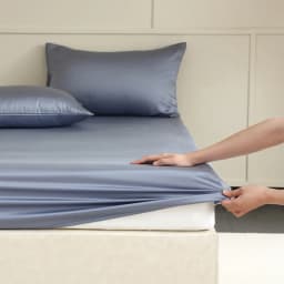 High End Mulberry Silk Fitted Sheet with Elastic Bands Full Around Mattress Cover Smooth Non Slip Bed Cover Bedding 100/160/200