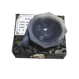 1set Lab Inner Diameter 30mm To 130mm Natural Agate Mortar and Pestle A-GRADE for Chemistry Laboratory Grinding