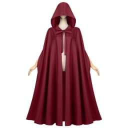 2025 New Medieval Hooded Cape for Men and Women,Halloween COS Solid-Color Monk Grim Reaper Wizard Cloak Unisex One Size Fits All