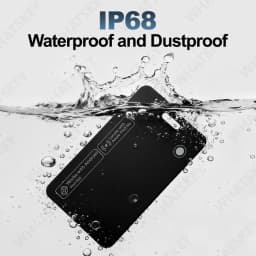 Wireless Charging Tracking Location Wallet Tracker Card Waterproof GPS Locator Work with IOS & Google Find My Bluetooth Tracker