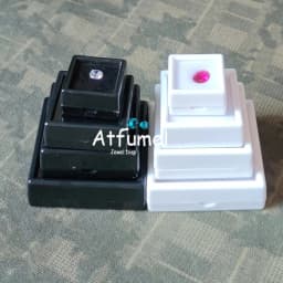 Wholesale 10pcs Loose Diamond Display Package Box Square Gem Stone Beads Pendant Earring Organizer Gemstone Gift Box Showcase
