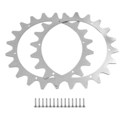 Stainless Steel Anti Skid Nail Wheels Designed For Ecovacs Goat Robotic Lawnmower Enhancing Traction And Control