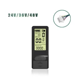 KT Ebike LCD Led Display Kuteng 24V 36V 48V Lcd3 Lcd8h Led 880 LCD7 Electric Bicycle Bike Display for Electric Bike Kit