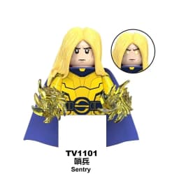 Blind Box Mini Building Blocks TV6211 Figures Big Goblin Spiderman Iron Man Venom Captain Hawk Deadpool Armor Christmas Gift Toy