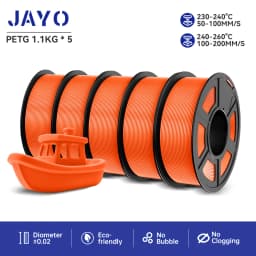 JAYO PETG 3D Printer Filament PETG Jayo Filament No Bubbles No Drawing Smooth Multiple Colors 3D Printer Accessories 1.1kg/Roll