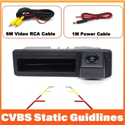 Backup Camera For Audi A5 S5 RS5 Cabriolet B8 8T 2009~2017 HD CCD Night Vision Car Rear Trunk Handle Reversing Rear View Camera