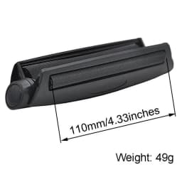 Machine à rouler Laguna manuelle noire, rouleau à tabac, cône à herbes, outil exécutif portable, accessoires pour fumeurs, 110mm