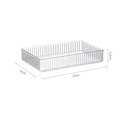 Transparent Box Storage Organizer Desk Plastic Storage Box Container Drawer Organizer Table Jewelry Box Makeup Organizer Boxes