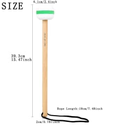 Available in Multiple Colors Percussion Instrument Drumsticks Mallets Jazz Drum Stick Double Headed Soundhammer for Drum Marimba