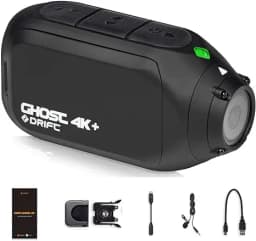 Drift Ghost XL Sport Action Camera 1080P WiFi 9 Hours Battery Life IPX7 Waterproof Wearable Live Stream Vlog Motorcycle Bicycle,Sport Action DV, APP Control,Perfect for motorcycles, mountain bikes, e-bikes, skateboards and all outdoor riding sports