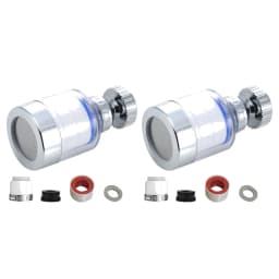 Kitchen Faucet Water Filter Pressurized Sink Filter Water Purifier 360° Tap Splash Proof Faucet Aerator Extender for Bathroom