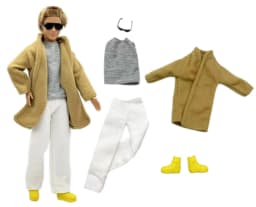 1 Set Ken Cloth Handmade Handsome Doll Accessories Casual Wear Suit for 30cm 12inch Ken Doll Suit Kids Gift