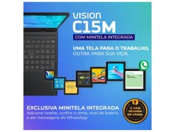 Notebook Positivo Vision C15M Intel Celeron N4500 4Gb Ram 128Gb Emmc 15" Full Hd Windows 11 Intel Graphics 3002996