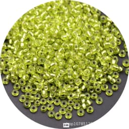 5g 1.5-4mm Transparent Cezch Silver Line Glass Beads 15/0 12/0 8/0 Spacer Seed Beads for Jewelry Making DIY Sewing Accessories