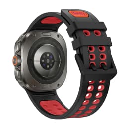Two-tone Silicone Strap For Samsung Galaxy Watch Ultra 2025 Outdoor Sports Breathable Bracelet Correa for Galaxy Watch Ultra 2