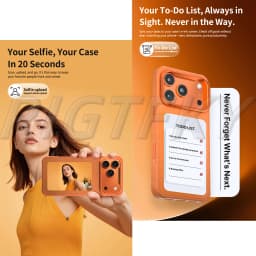 HD NFC E-ink Screen Four Colors Image Transmission For Iphone 17 Pro Max 17Pro 17 DIY Cases Battery Free