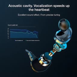 HIFI Wired Earphones 3.5MM AUX/Type C Jack 9D Surround With Mic In-Ear Transparent Music Headsets For Samsung Android For iPhone