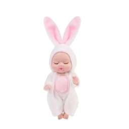 1/6Pcs Reborn Doll Kit Toy Simulation Princess Dolls Toy Mini Cute Sleeping Baby with Clothes Accessories Birthday Gift for Kids