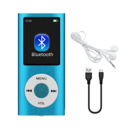 MP3 Player with Earphone Data Cable Stylish Multifunctional Lossless Sound Slim 1.8 Inch LCD Screen Portable MP3 Music Players