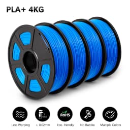 SUNLU 4Rolls PETG Filament 1KG 3D Printer 1.75MM Non-Toxic Good Toughness Biodegradable PLA PLAplus SILK No Bubble 0.5KG TPU