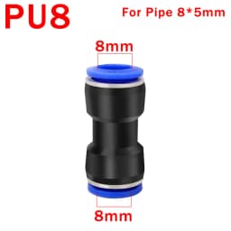 10PCS Pneumatic Fittings Quick Connector Air Plastic Hose Tube Connectors PU PG 4mm 6mm 8mm 10mm 12mm Push Into Pluglug