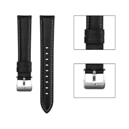 22mm 20mm Leather Band for Samsung Galaxy Watch 3 41mm 45mm Bracelet For Active 2 / Watch 4 Watch5 Watch6 Replacement Strap