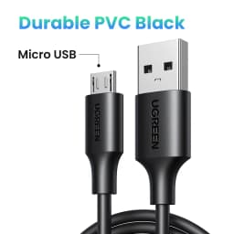 UGREEN Micro USB Cable 3A Nylon Fast Charge USB Data Cable for Samsung Xiaomi LG Tablet Android Mobile Phone USB Charging Cord